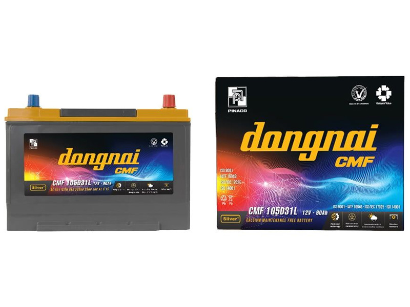 Ắc quy Đồng Nai CMF105D31 (12V, 90Ah)