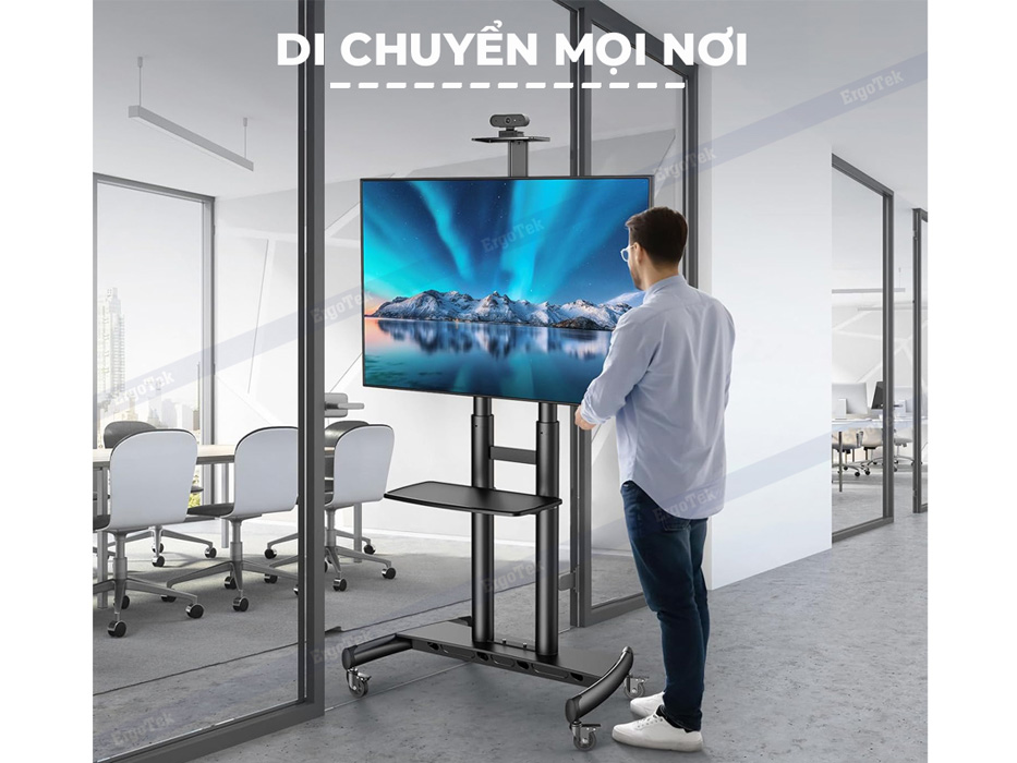 Giá treo tivi di động Ergotek E2600 (55-100 inch)