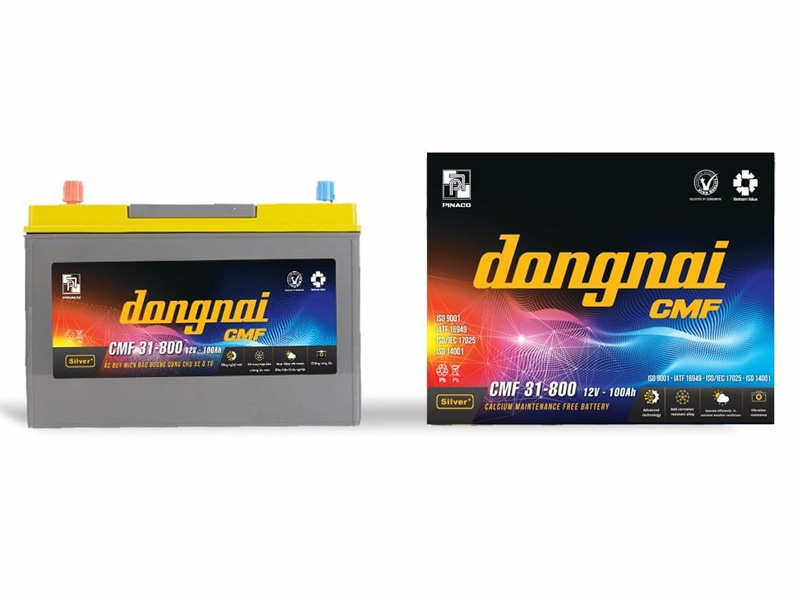 Ắc quy khô Đồng Nai 12V-100Ah CMF 31800ĐN (31800RDN)
