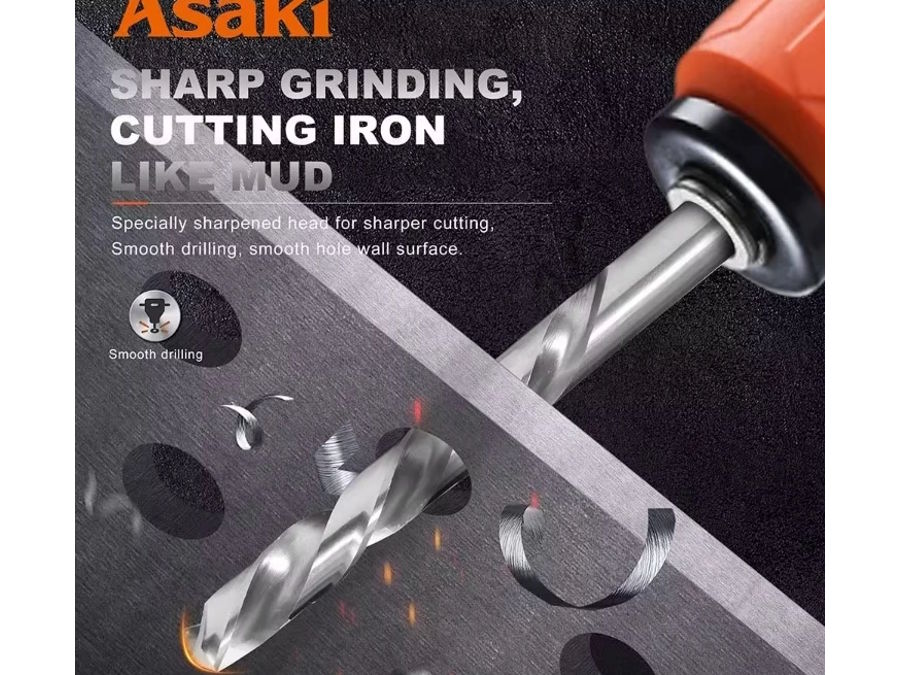 Bộ mũi khoan inox sắt Asaki AK-3572