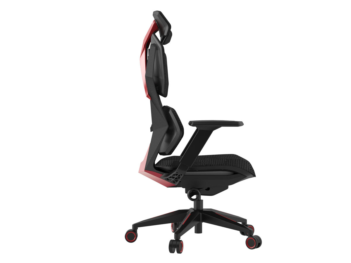 Ghế công thái học gaming Warrior Chair Arminius-WEC 810 (JNS-W201) Black/Red