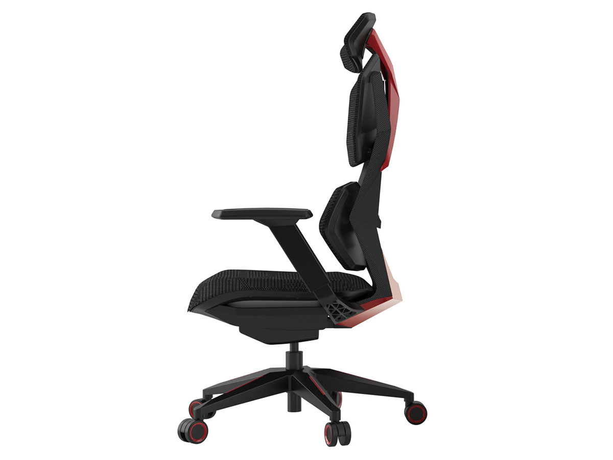 Ghế công thái học gaming Warrior Chair Arminius-WEC 810 (JNS-W201) Black/Red