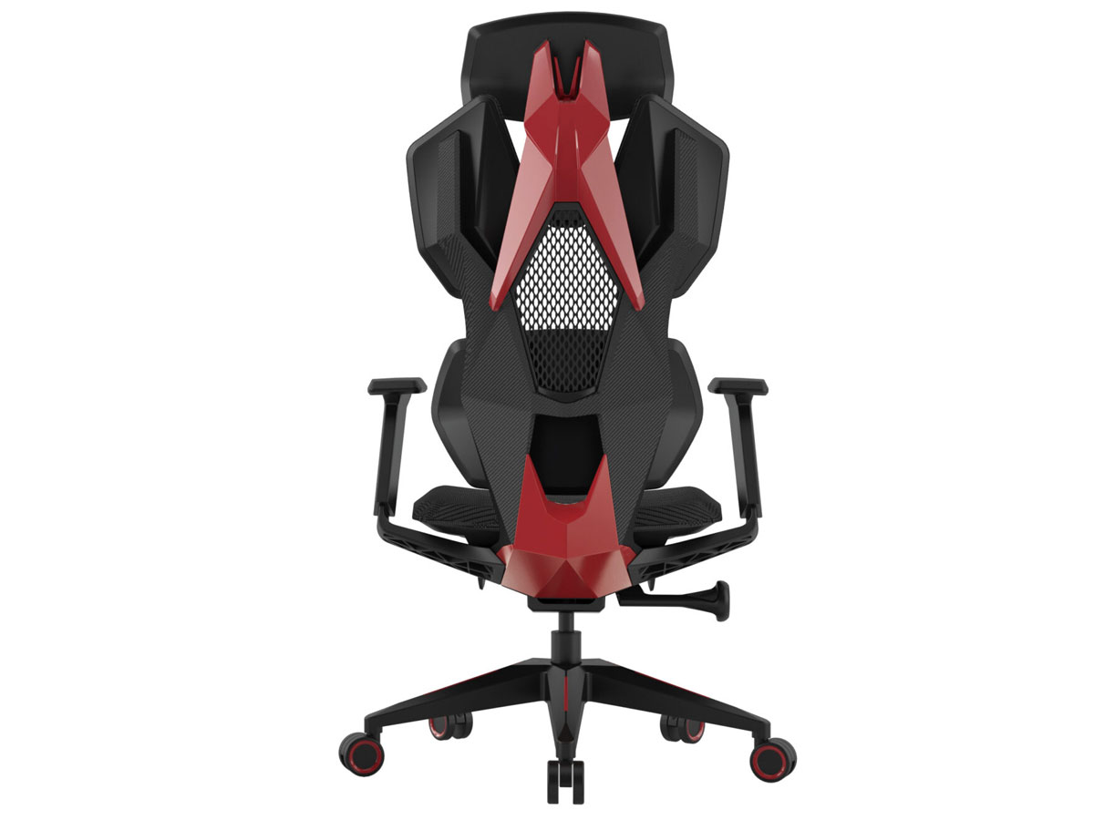 Ghế công thái học gaming Warrior Chair Arminius-WEC 810 (JNS-W201) Black/Red