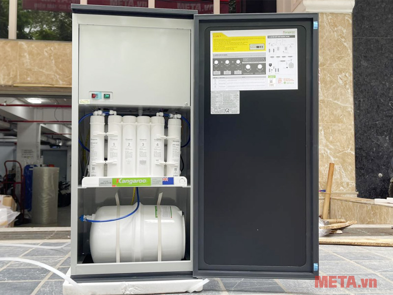 Các lõi lọc của Máy lọc nước Kangaroo Hydrogen Infinity nóng lạnh KGHC10V6 Máy lọc nước Kangaroo Hydrogen Infinity nóng lạnh KGHC10V6