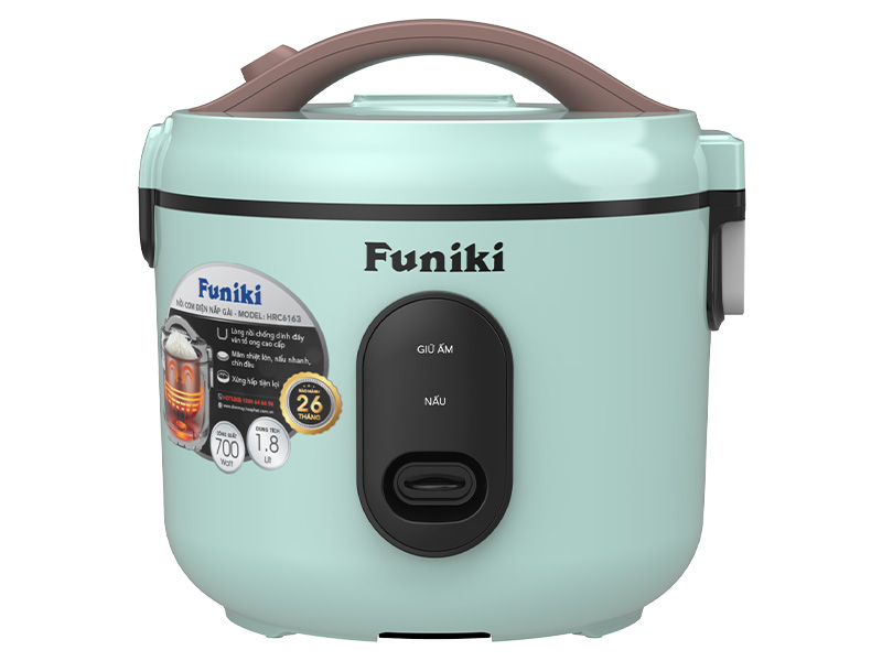 Nồi cơm điện nắp gài 1.8L Hòa Phát Funiki HRC6163
