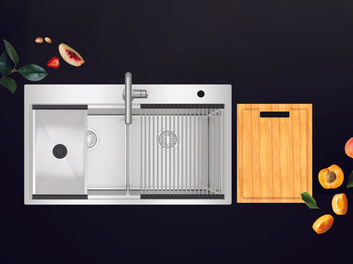 Combo chậu bếp Hafele 567.94.024 & phụ kiện (567.94.058)