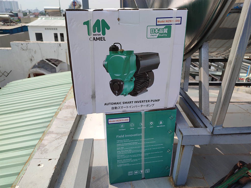 Máy bơm tăng áp biến tần Camel WZB35-400I