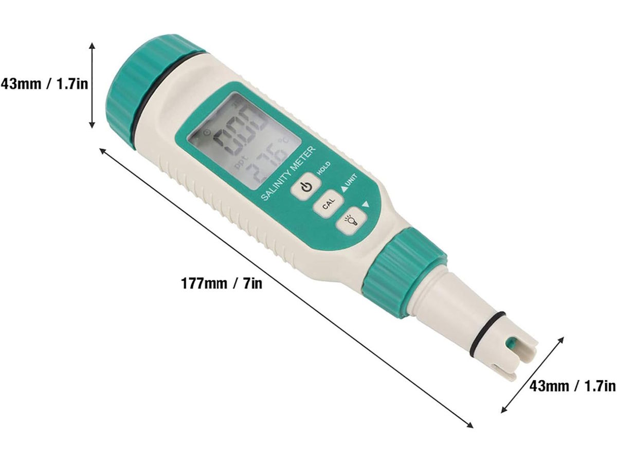 Máy đo độ mặn Smartsensor AR8012 (0 - 9.99 ppt / 10 - 50 ppt, ± 3% FS ± 1 digit)