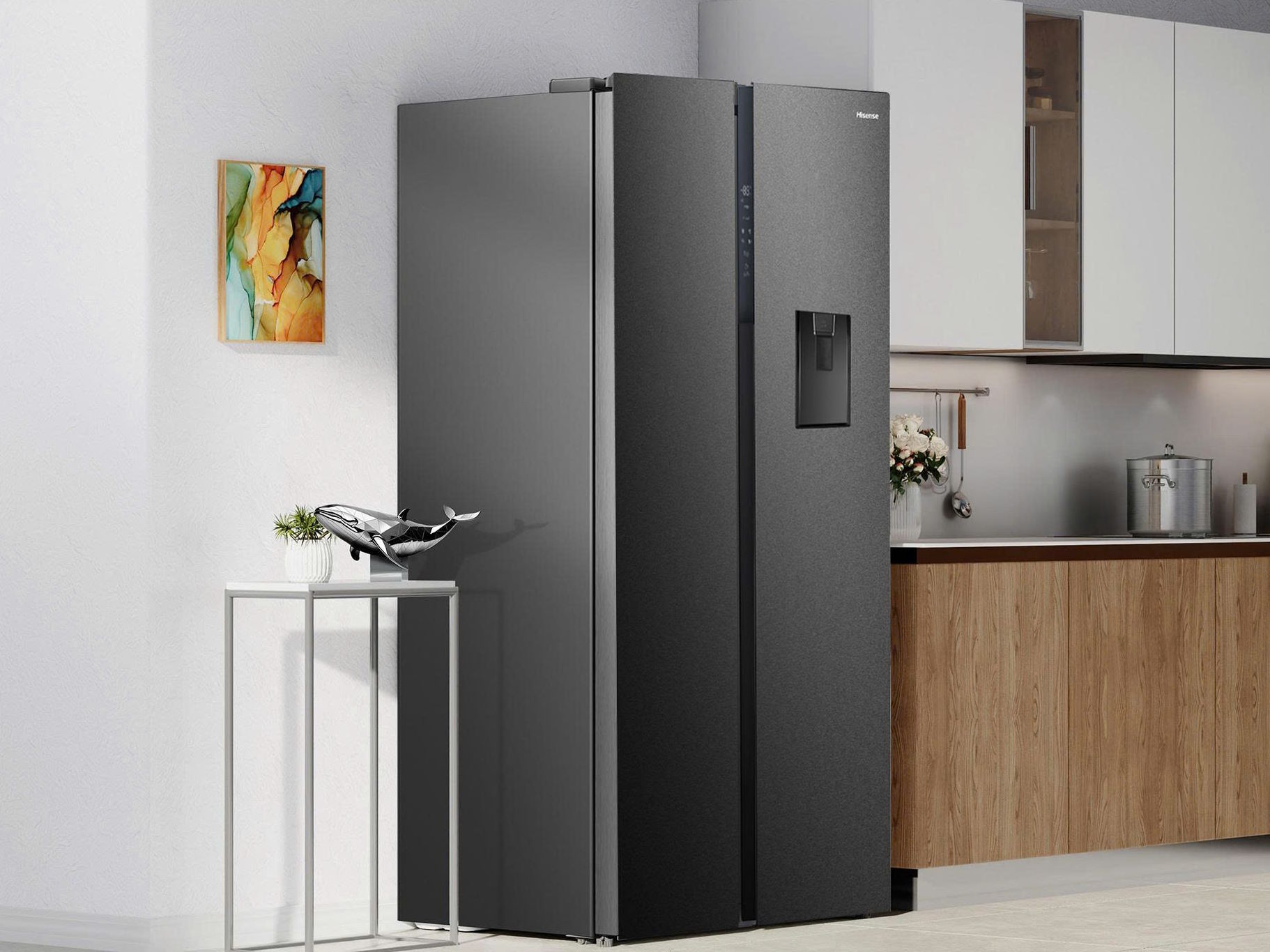 Tủ lạnh Hisense Inverter 550 lít RS708N4EBND