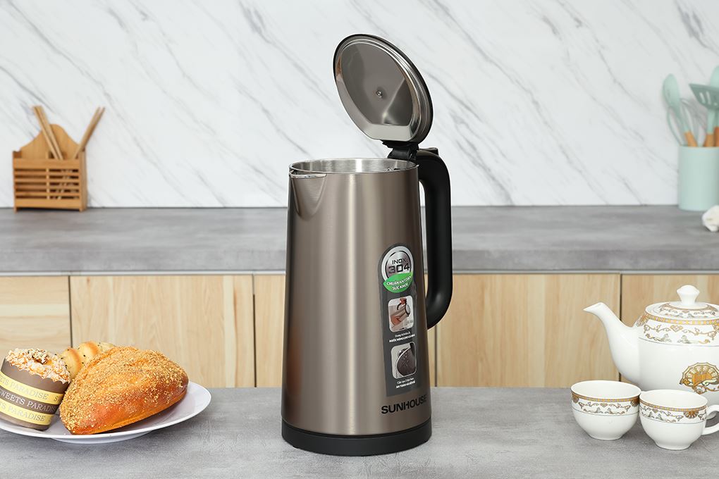 Ấm siêu tốc inox 2 lớp 2 lít Sunhouse SHD1396