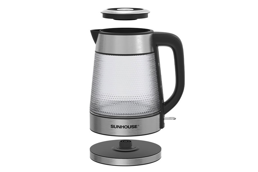 Ấm siêu tốc thủy tinh 1.8 lít Sunhouse SHD1220