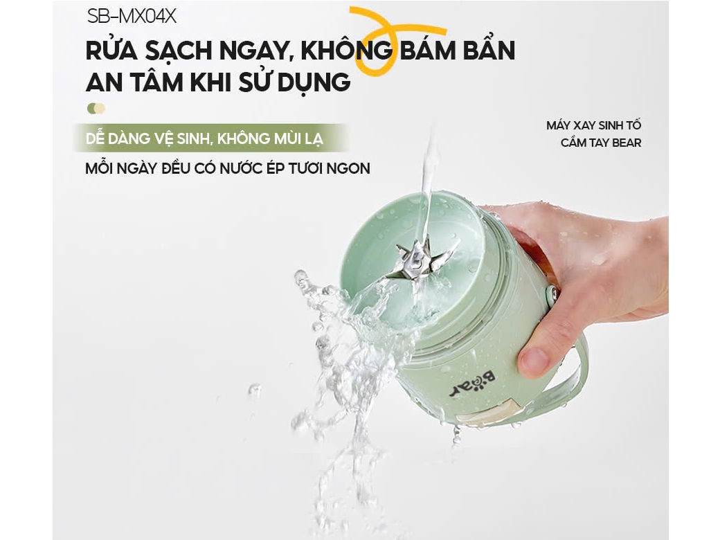 Máy xay sinh tố cầm tay Bear SB-MX04X