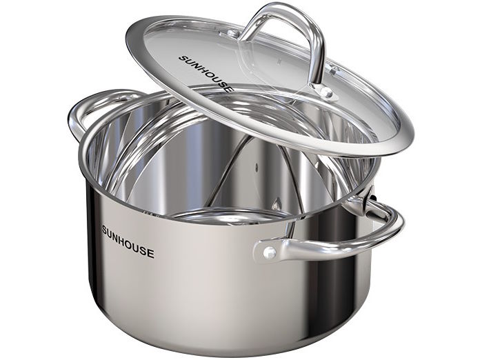 Nồi Inox 304 đáy liền Sunhouse SHG706-18