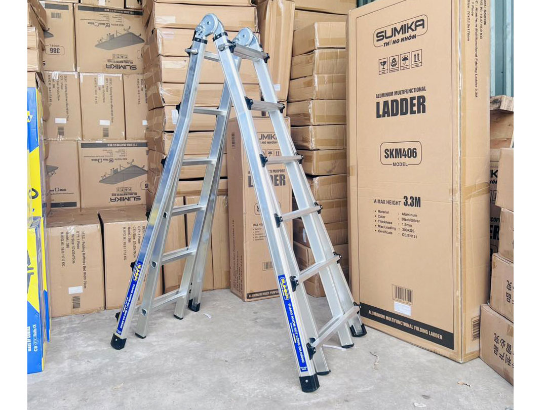 Thang nhôm rút lồng Sumika SKM406