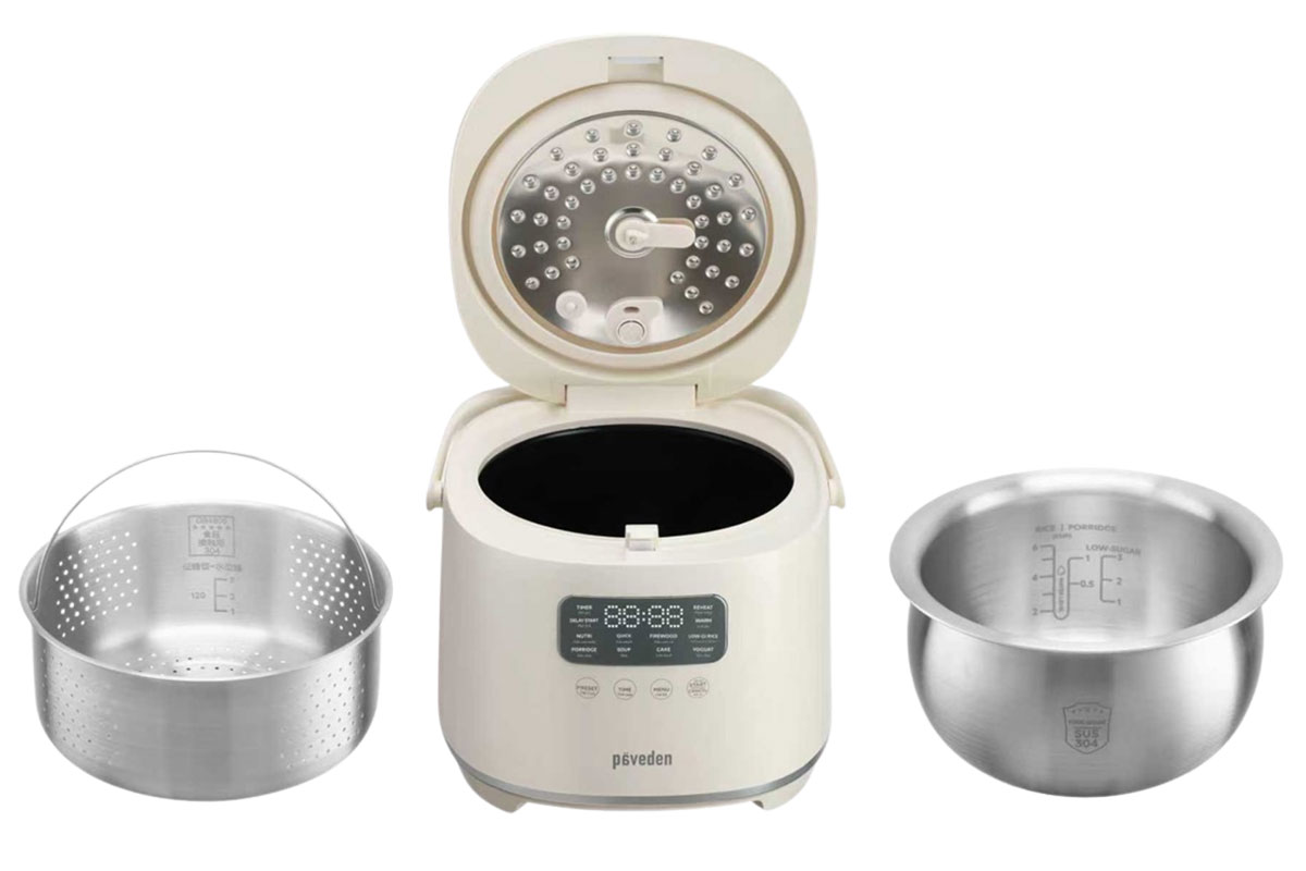 Nồi cơm điện tử tách đường Paveden PR-3D12LSBE - 1.2 lít