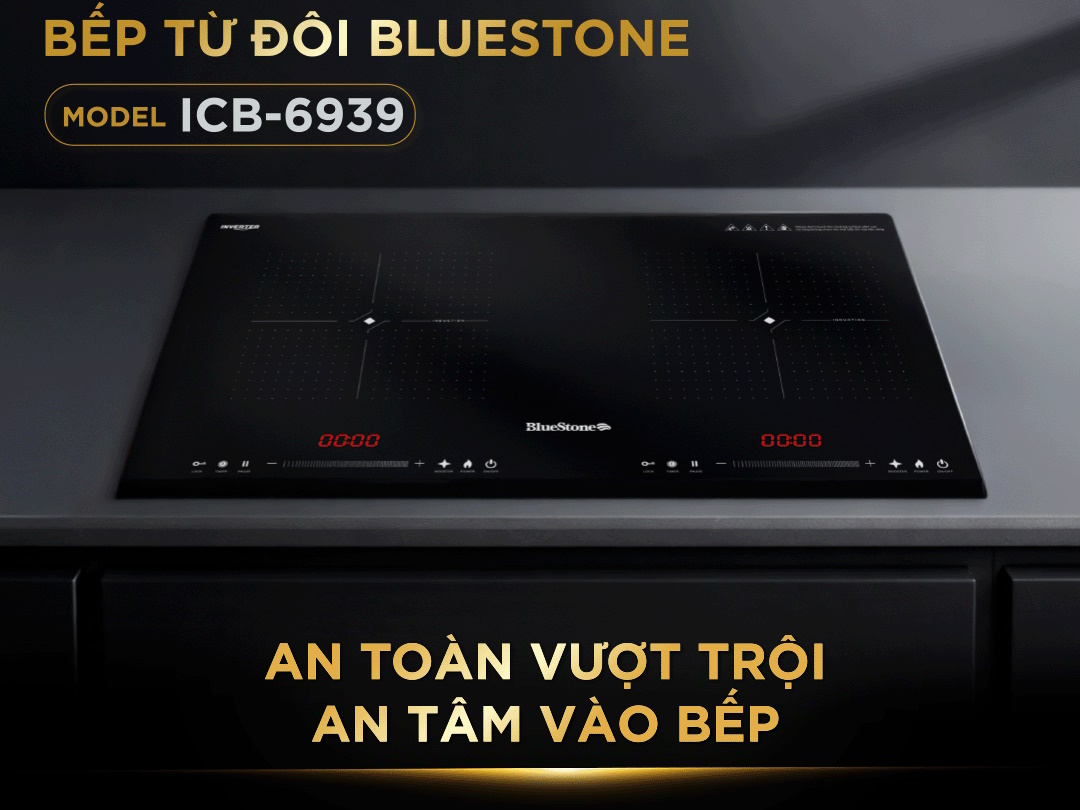 Bếp từ đôi BlueStone ICB-6939 5.200W