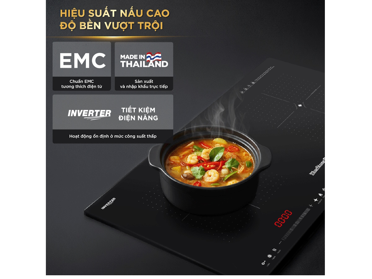 Bếp từ đôi BlueStone ICB-6939 5.200W