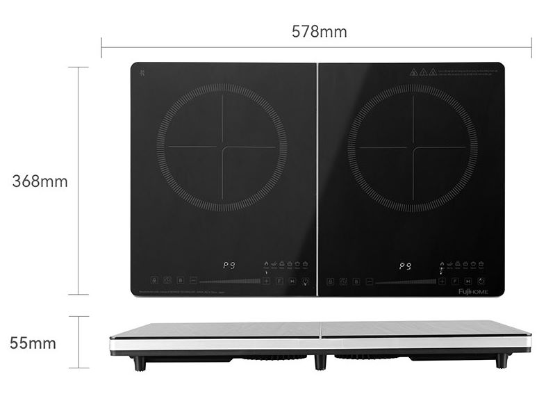 Bếp từ đôi Fujihome IC2123