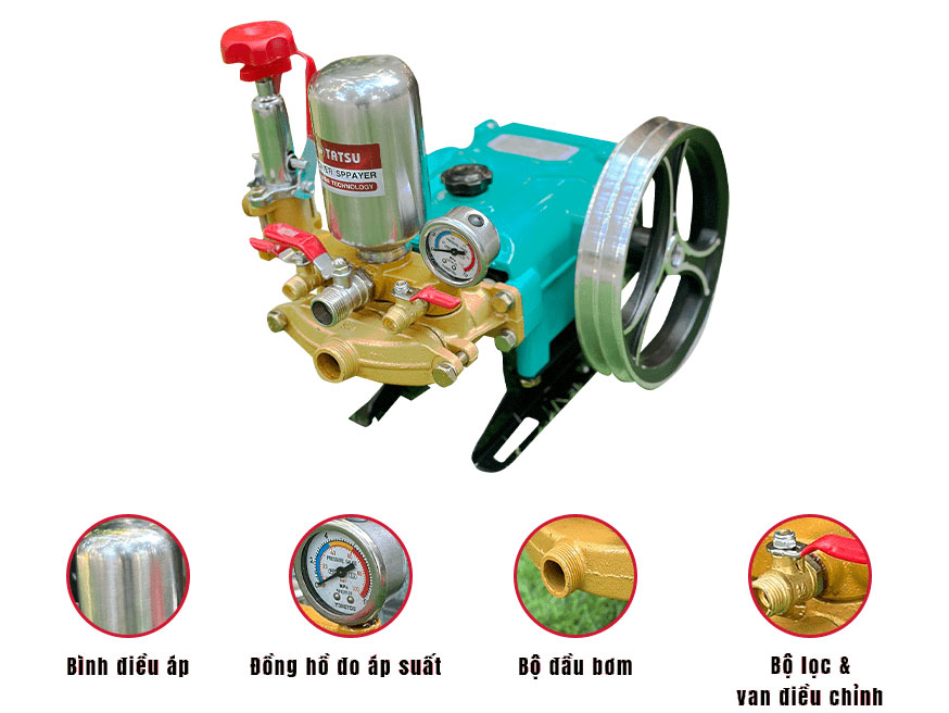 Đầu xịt piston sứ Tatsu TS22S