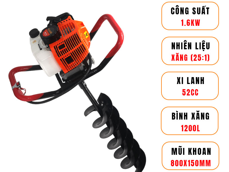 Máy khoan đất Hasu HS5215