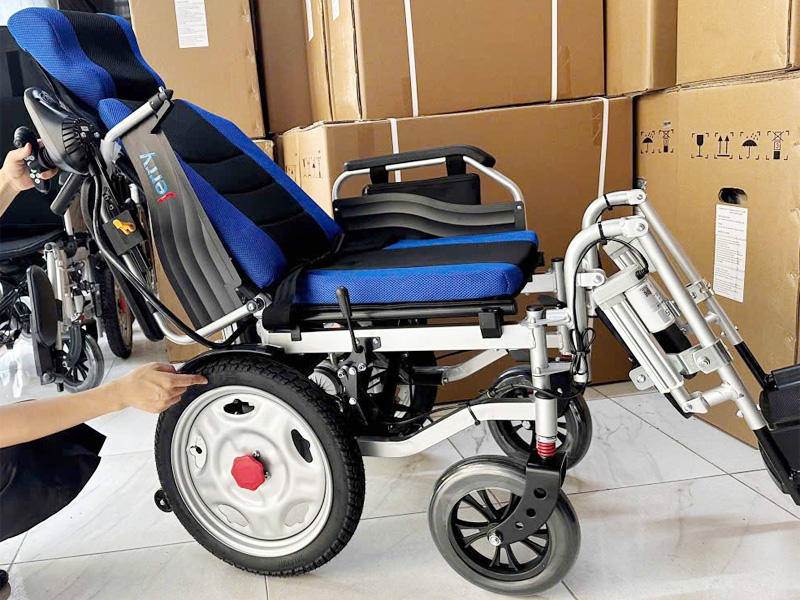 Xe lăn điện tự động ngả nằm Jerry 1803X/JRWD1803x-QS20