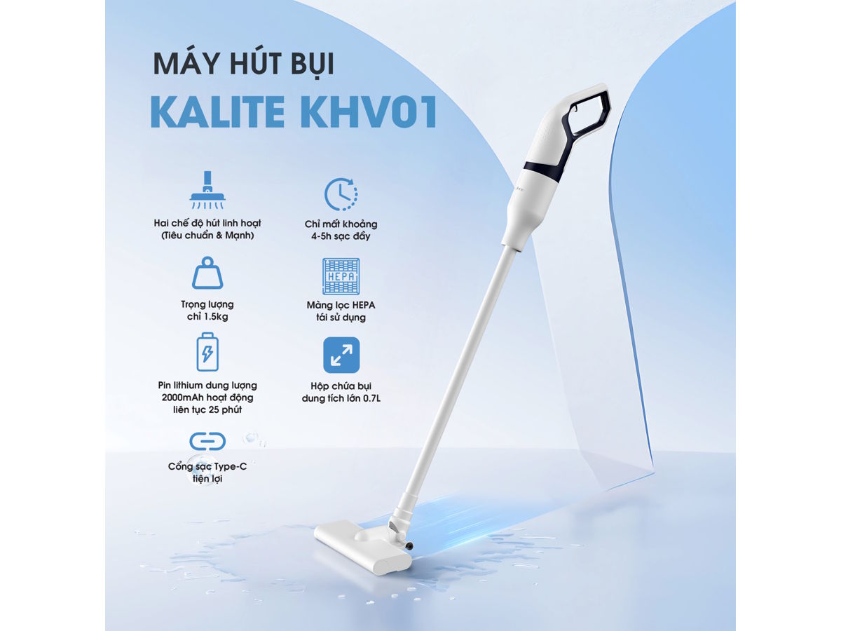 Máy hút bụi Kalite KHV01