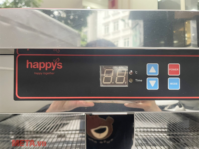 Bảng điều khiển phía trên tủ Tủ tiệt trùng và sấy khô Happys HPS-104C