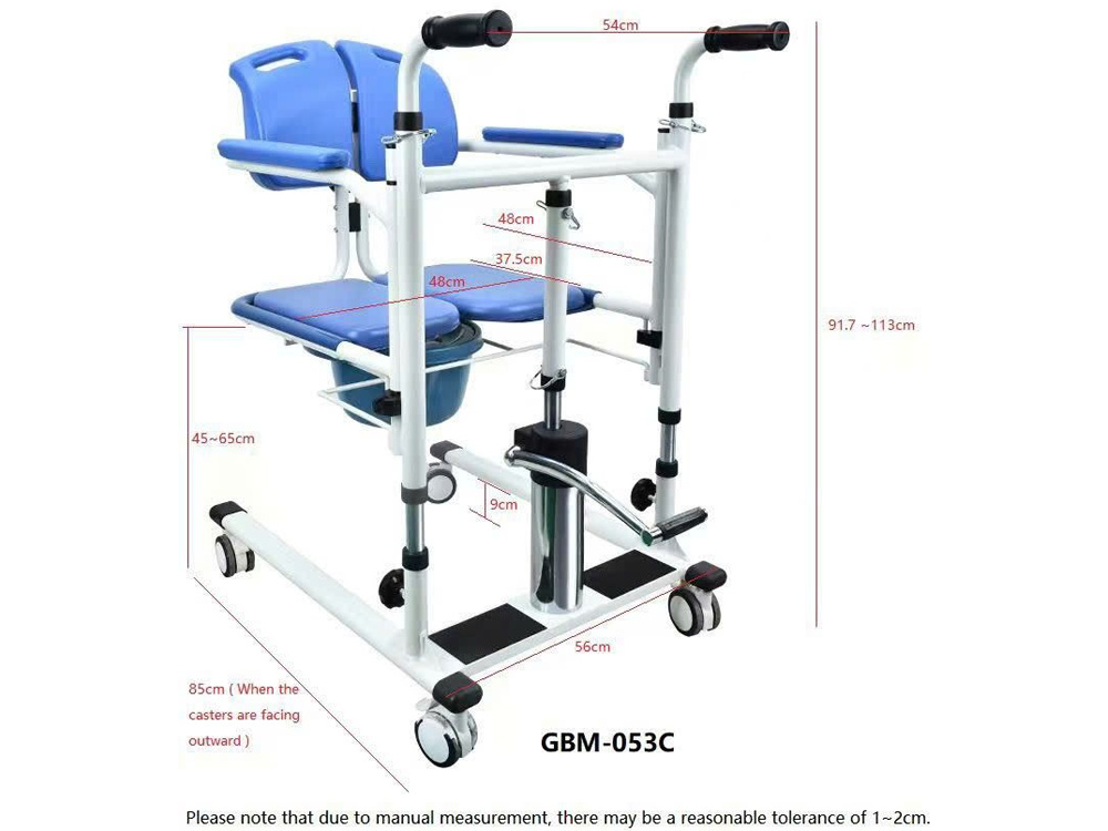 Ghế bô nâng hạ di chuyển người GBM-053C