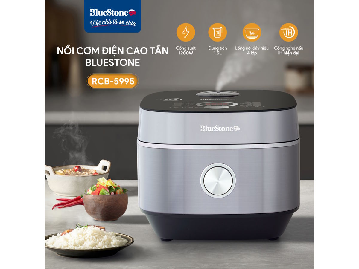 Nồi cơm điện cao tần BlueStone RCB-5995 (1.5 lít, 1.200W)