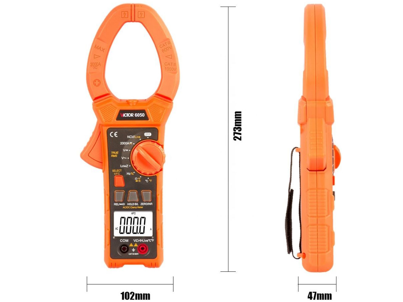 Ampe kìm kĩ thuật số Victor 6050