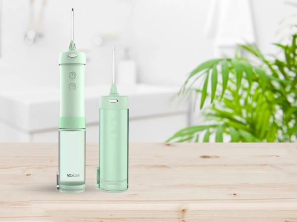 Máy tăm nước cầm tay H2OFloss HF-10 mini - Màu xanh