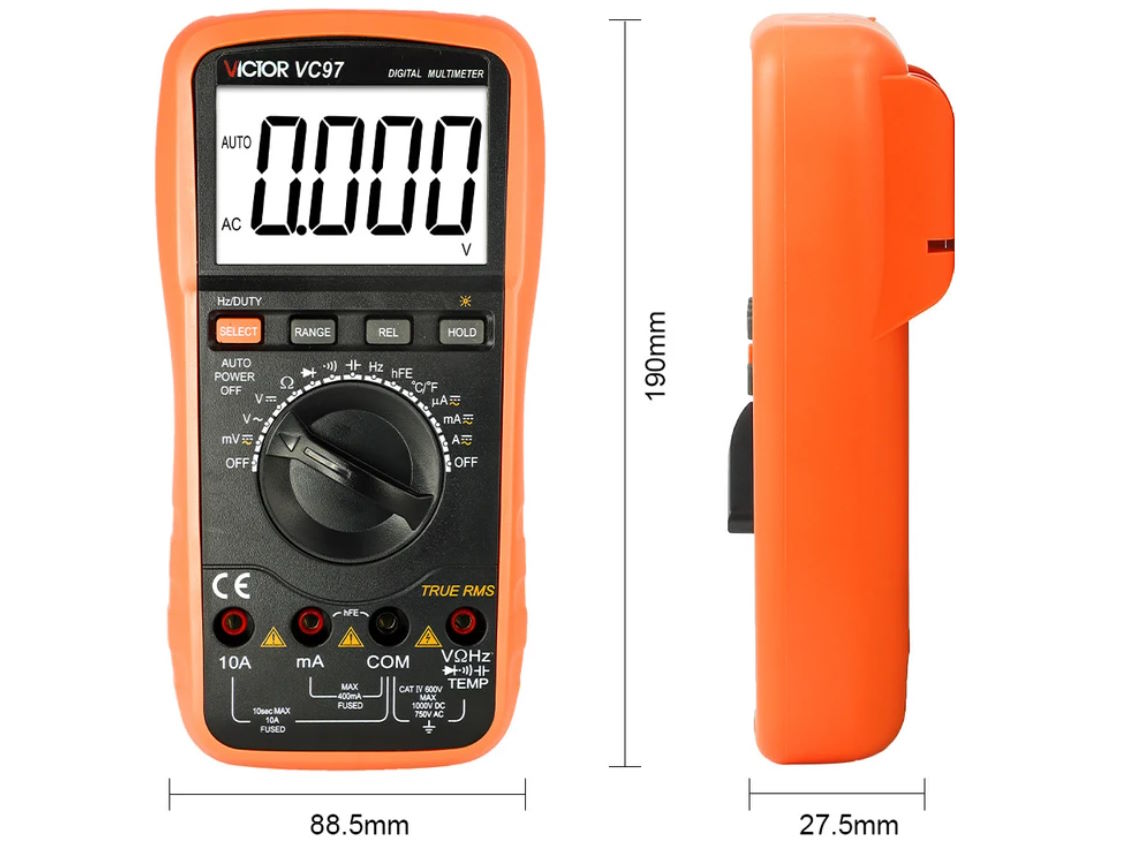 Đồng hồ vạn năng điện tử Victor VC97