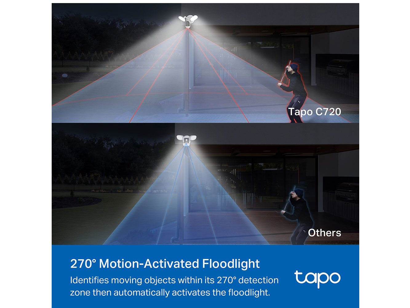 Camera thông minh có đèn pha TP-Link Tapo C720