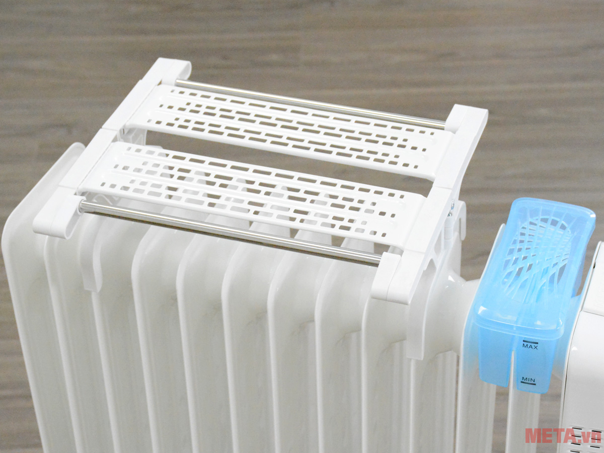 Máy sưởi dầu Nanoco NOH2613 (13 thanh, 2600w, có giá phơi)