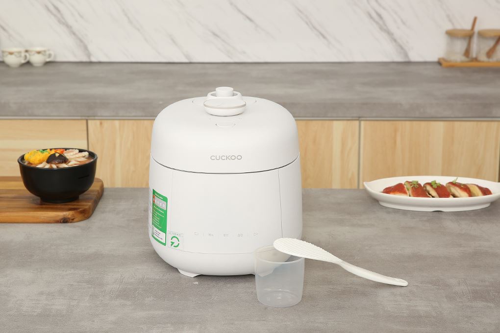 Nồi cơm điện tử áp suất Cuckoo CRP-T0310FGW - 0.54 lít