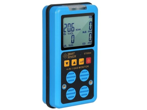 Máy phát hiện khí gas Smartsensor ST8904 (H2s, O2, CO, LEL)