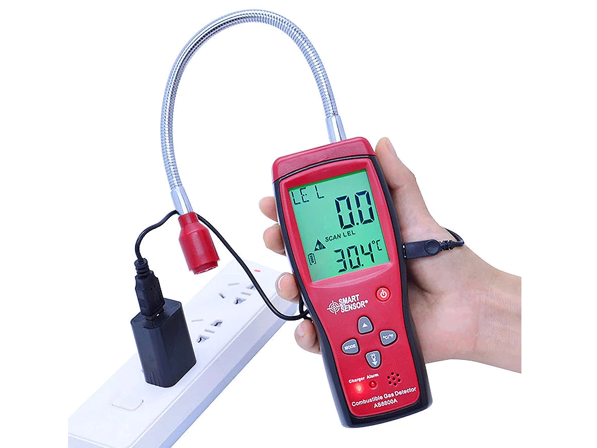 Máy phát hiện rò rỉ khí gas Smartsensor AS8800A (0% - 50% LEL, ≤ 5% FS)