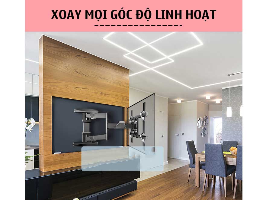 Giá treo tivi xoay vuông góc ErgoTek E89 40 - 75 inch