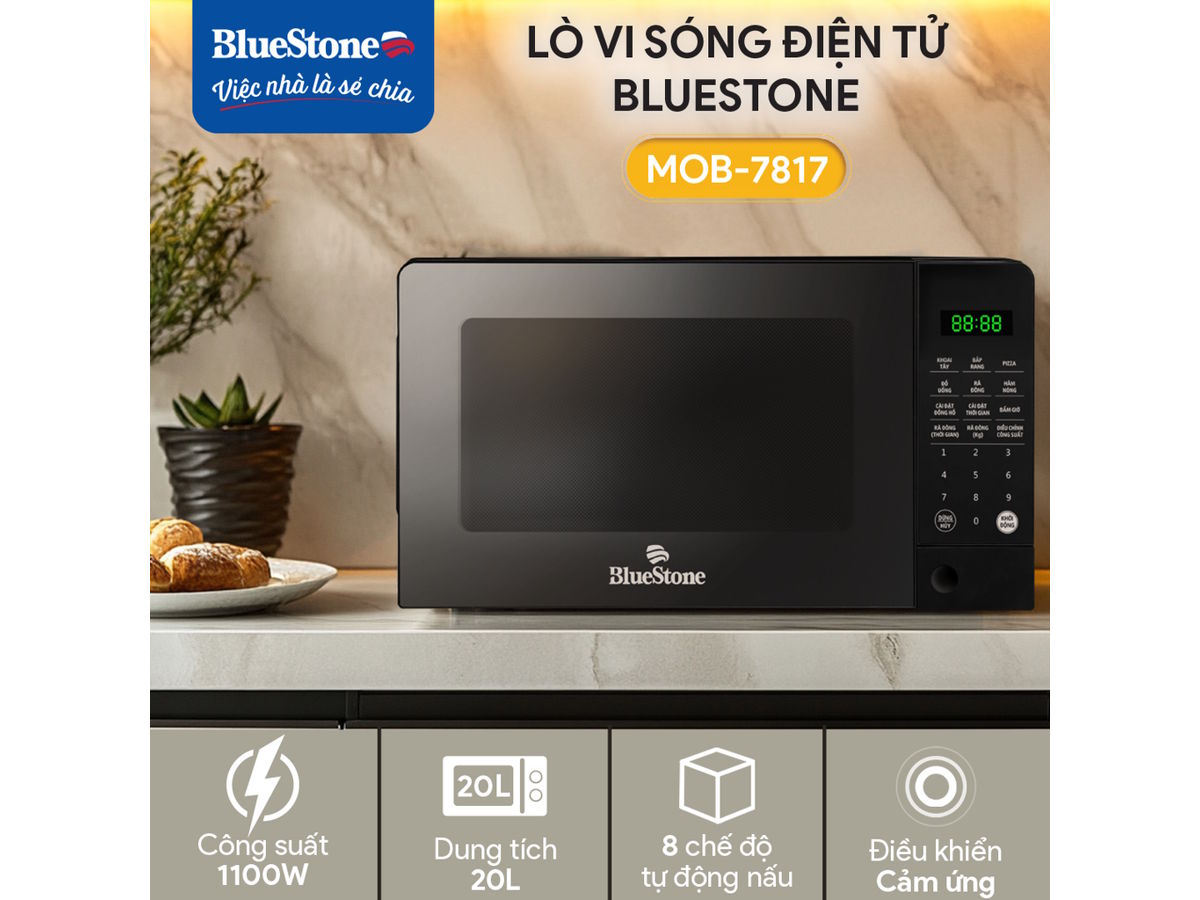 Lò vi sóng BlueStone MOB-7817 - 20 lít