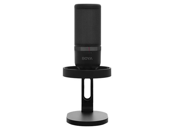 Microphone thu âm để bàn Boya K3 (Đen)