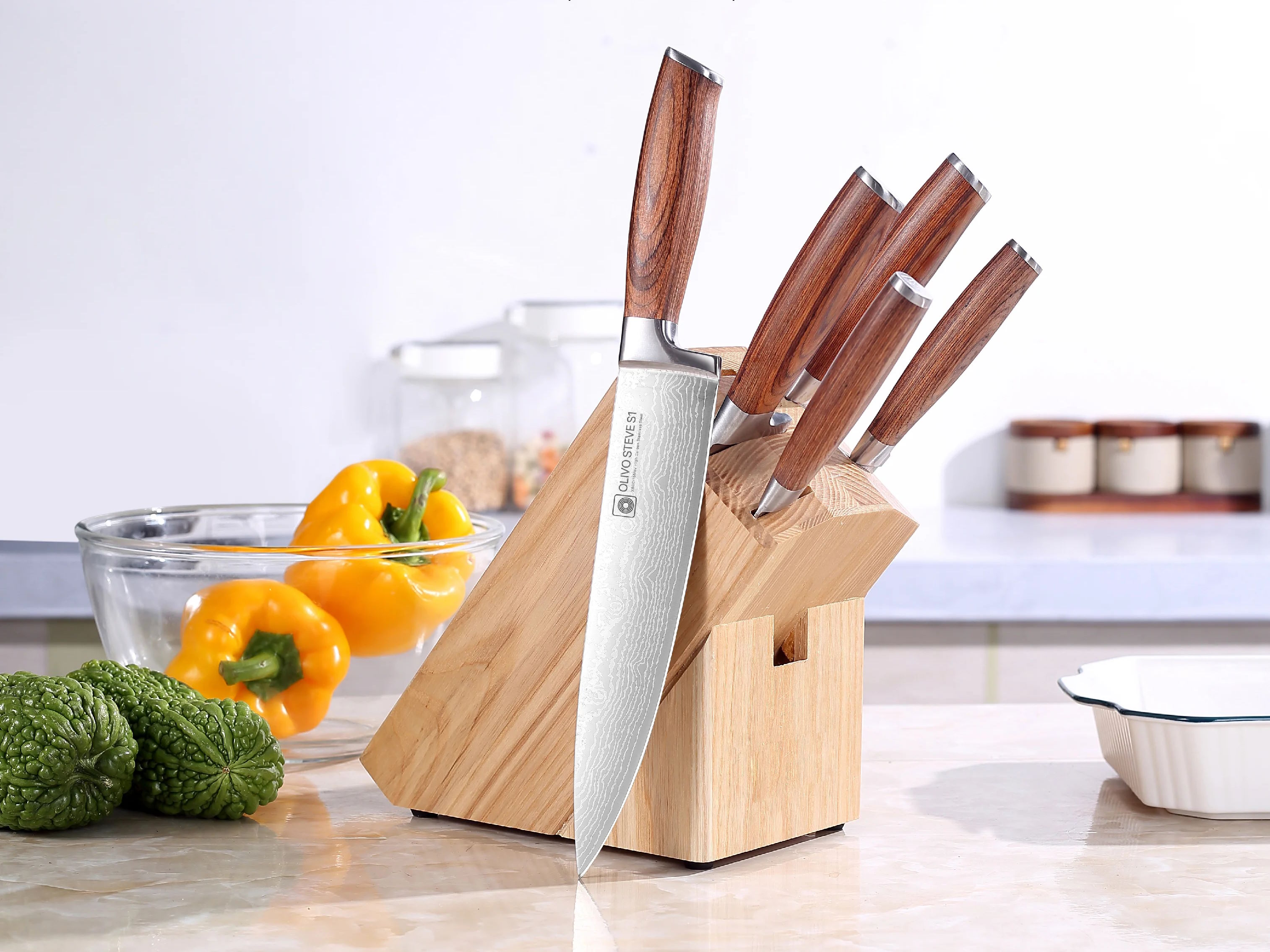 Bộ dao 4 món Olivo Steve