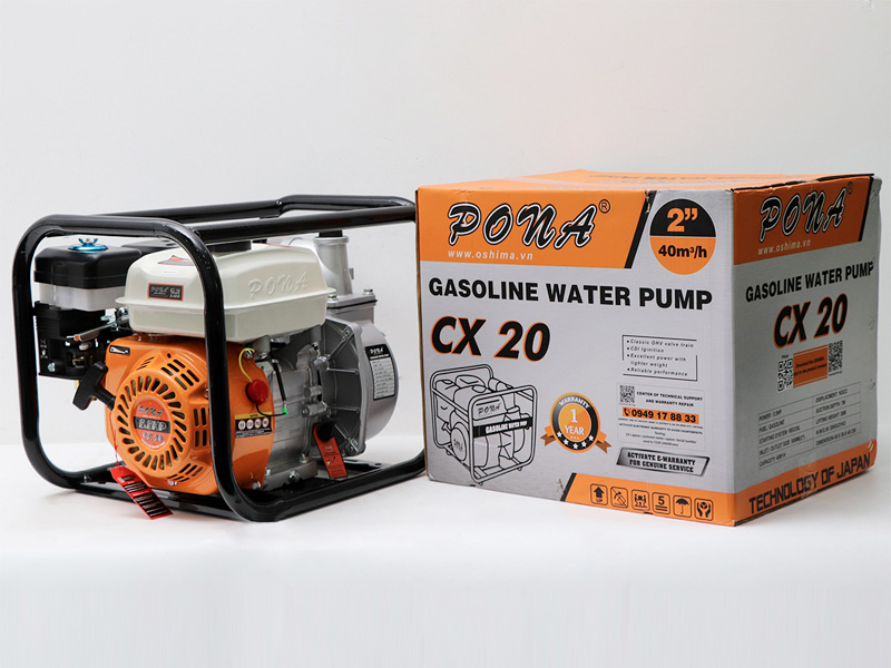 Máy bơm nước chạy xăng Pona CX 20