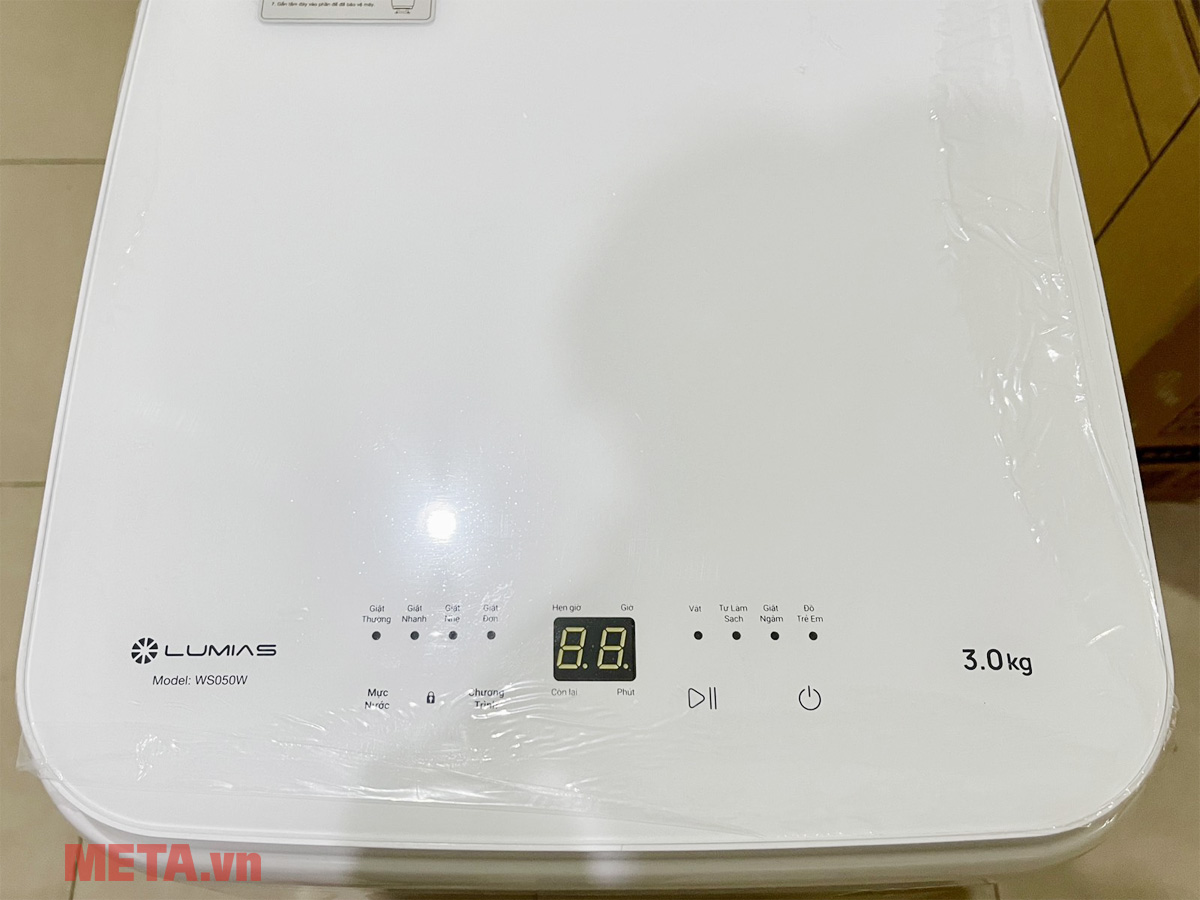8 chế độ giặt thông minh – Đáp ứng mọi nhu cầu sử dụng Máy giặt Lumias WS050W
