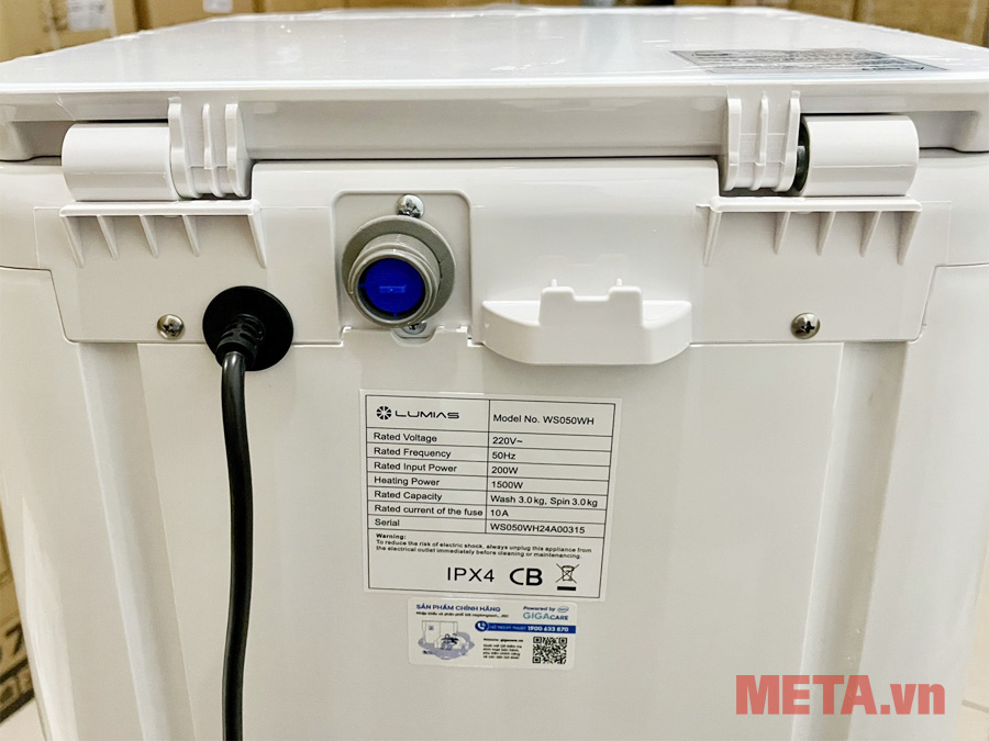 Máy giặt mini Lumias WS050WH
