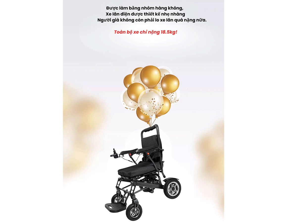 Xe lăn điện siêu nhẹ XTL-W570ST
