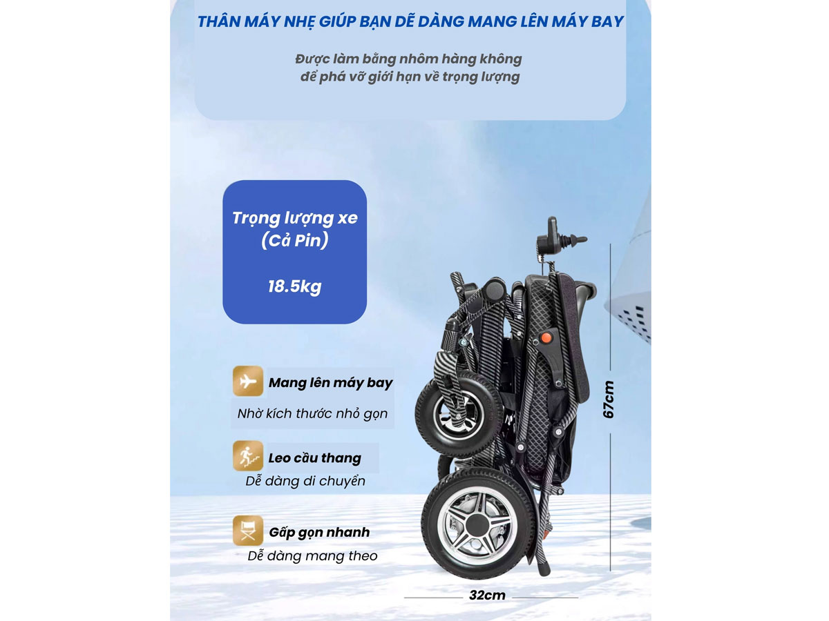 Xe lăn điện Hongye XTL-W570ST