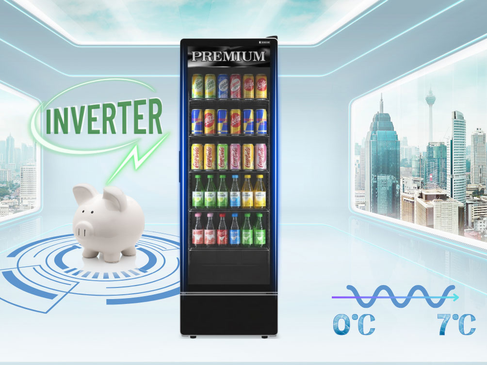 Tủ mát 1 cánh Inverter Sanden Premium SPB-0500P - 394 lít