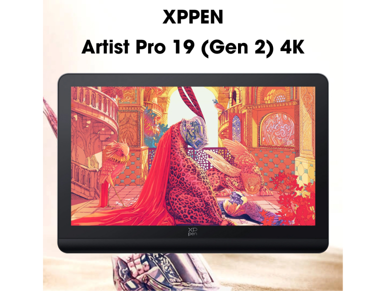 XP-Pen Artist Pro 19 (Gen 2) - Bảng vẽ màn hình 4K chuẩn màu Calman Verified
