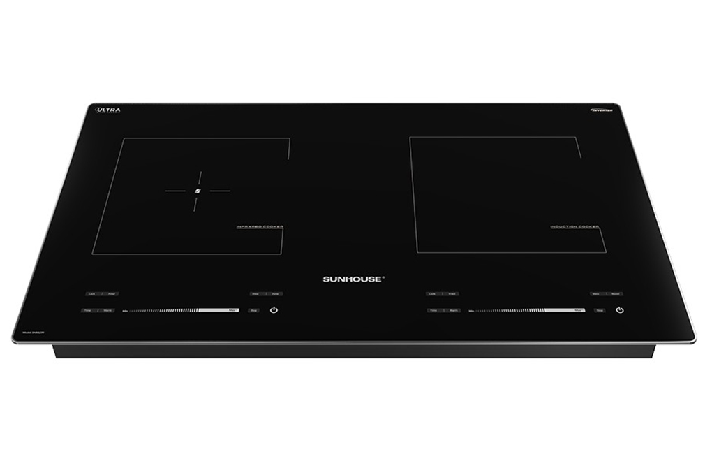 Bếp đôi điện từ hồng ngoại Sunhouse SHB82311