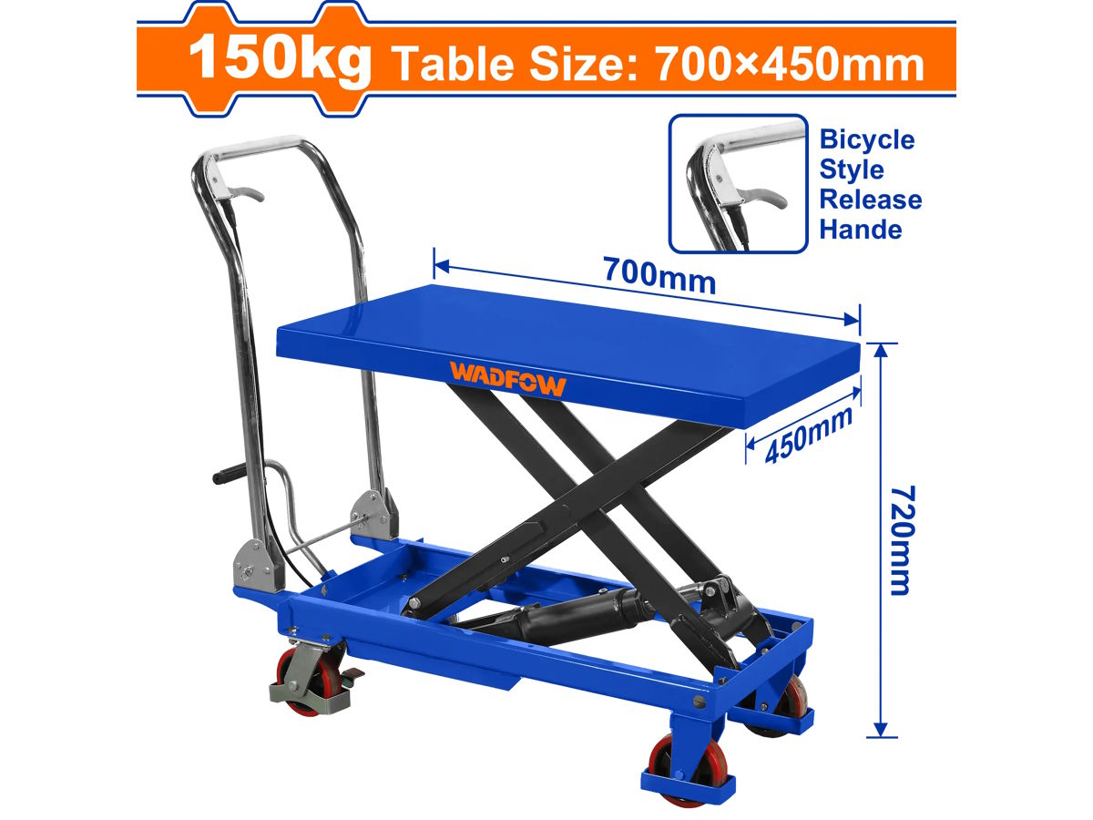Bàn nâng tay Wadfow WNX1R15 - 150kg